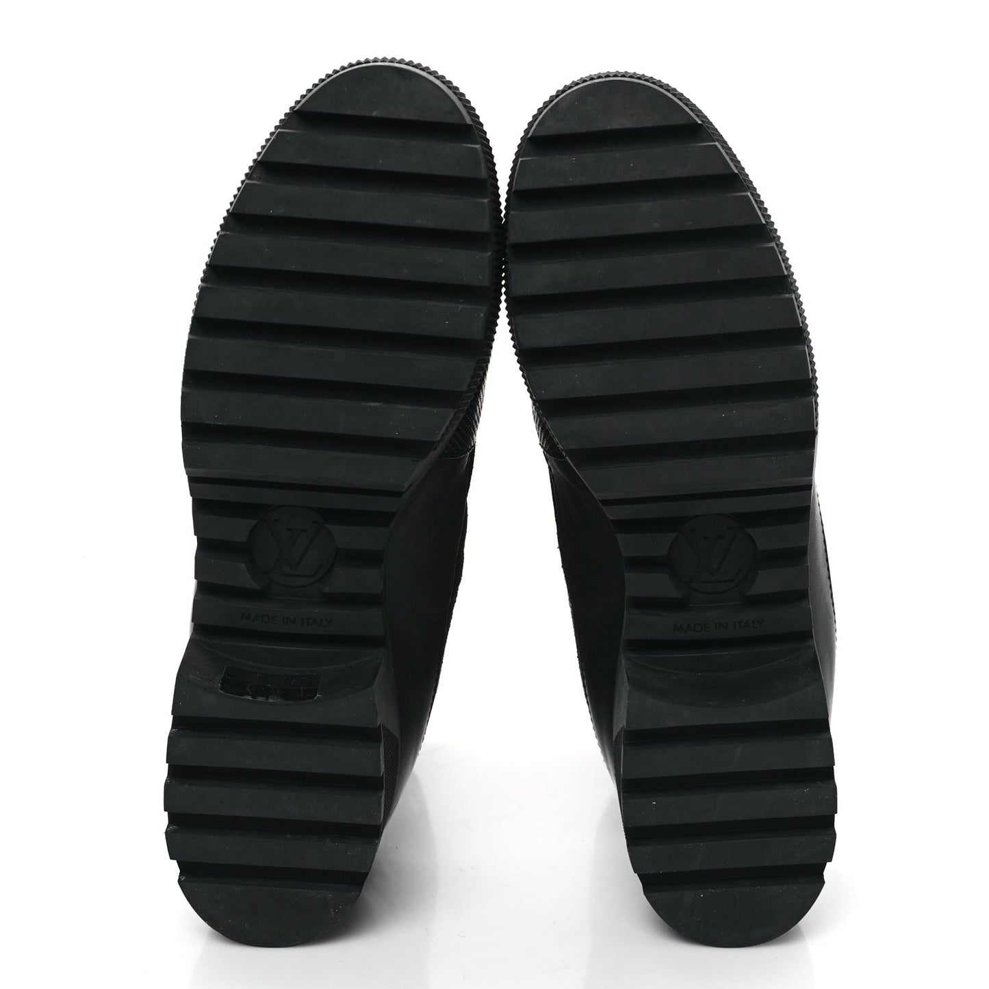 Suede Calfskin Jacquard Since 1854 Laureate Platform Desert Boots 41 Black