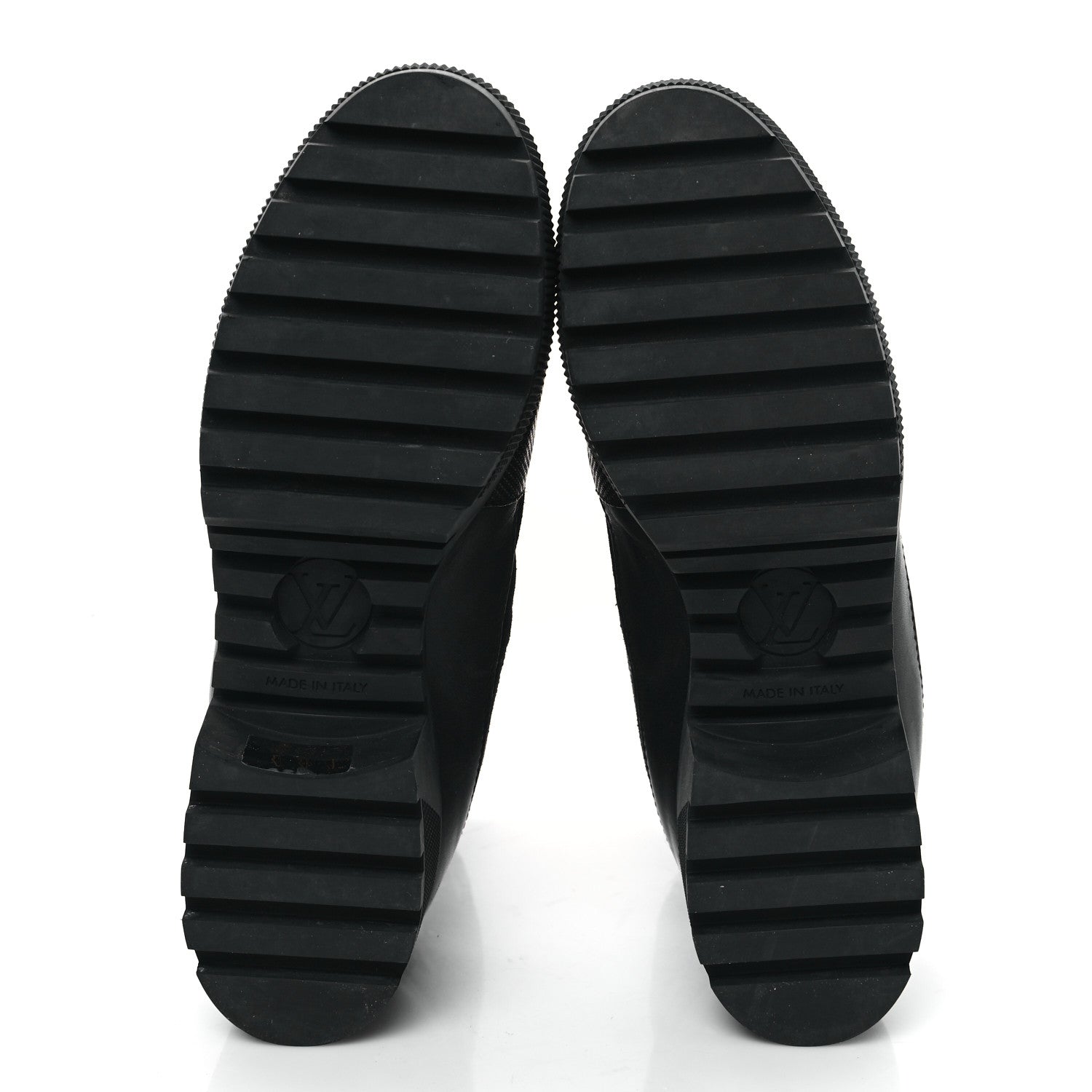 Louis Vuitton Suede Calfskin Jacquard Since 1854 Laureate Platform Desert Boots 41 Black 6 of 10