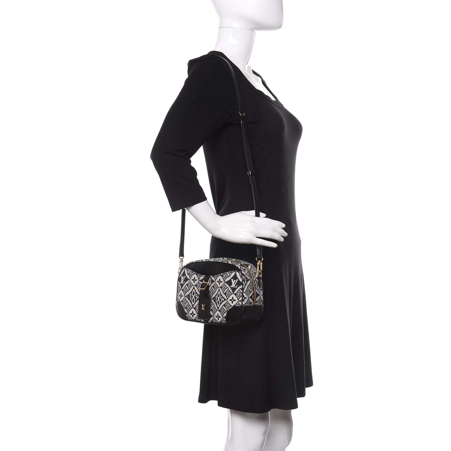 Louis Vuitton Jacquard Since 1854 Mini Deauville Grey 2 of 10