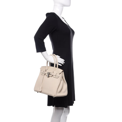 Hermes Togo Birkin 30 Craie 2 of 12
