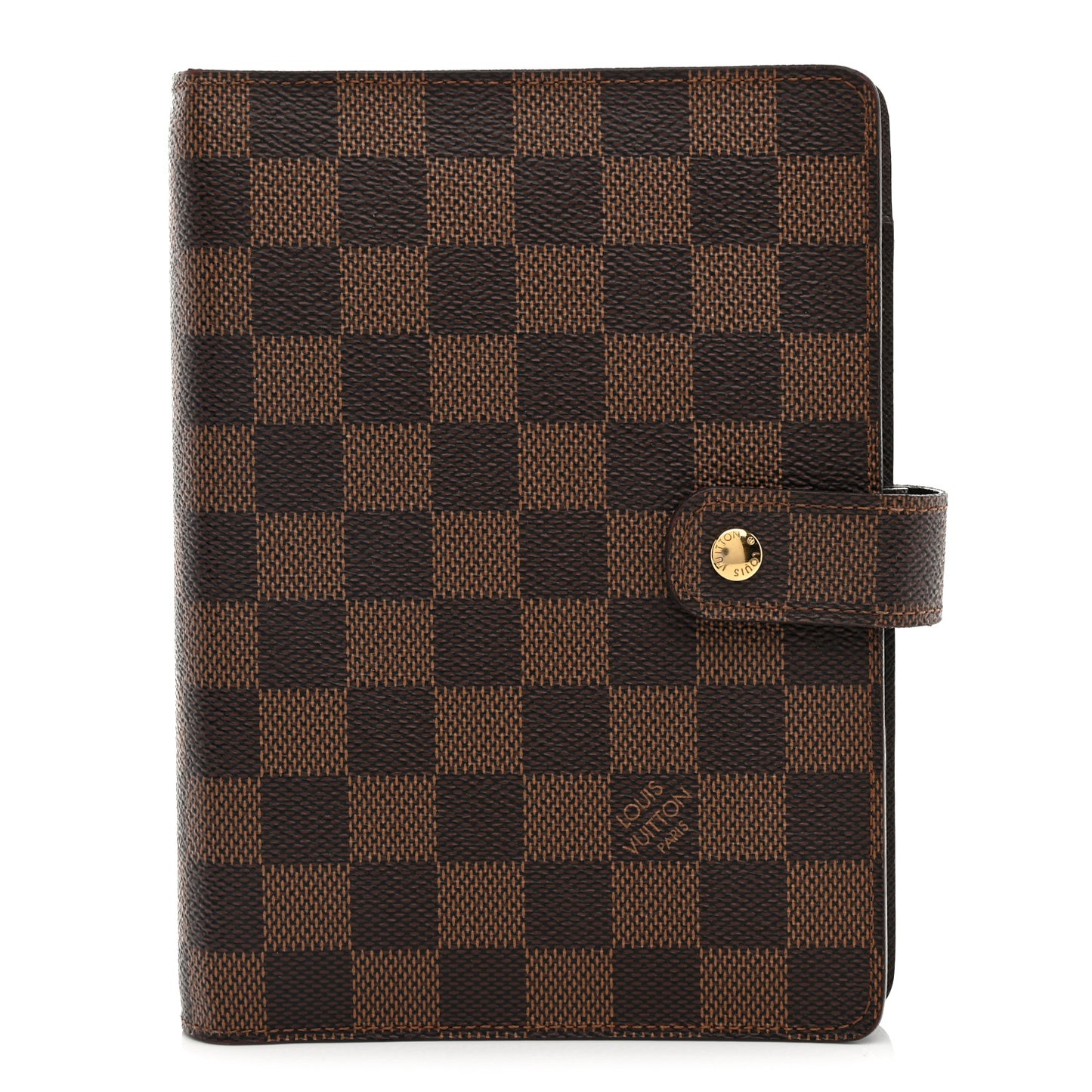 Damier Ebene Medium Ring Agenda Cover