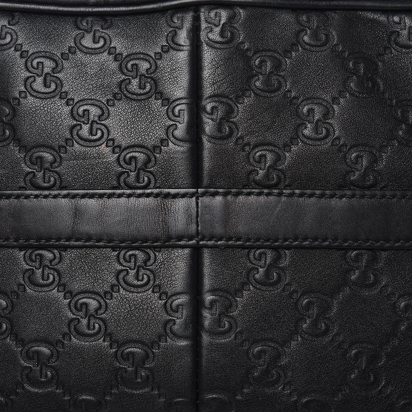 Guccissima Large GG Twins Hobo Black