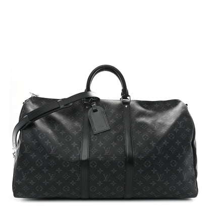 Louis Vuitton Monogram Eclipse Keepall Bandouliere 55 1 of 10