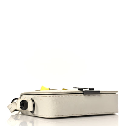 Off-White Saffiano Binder Flap Bag White 3 of 8