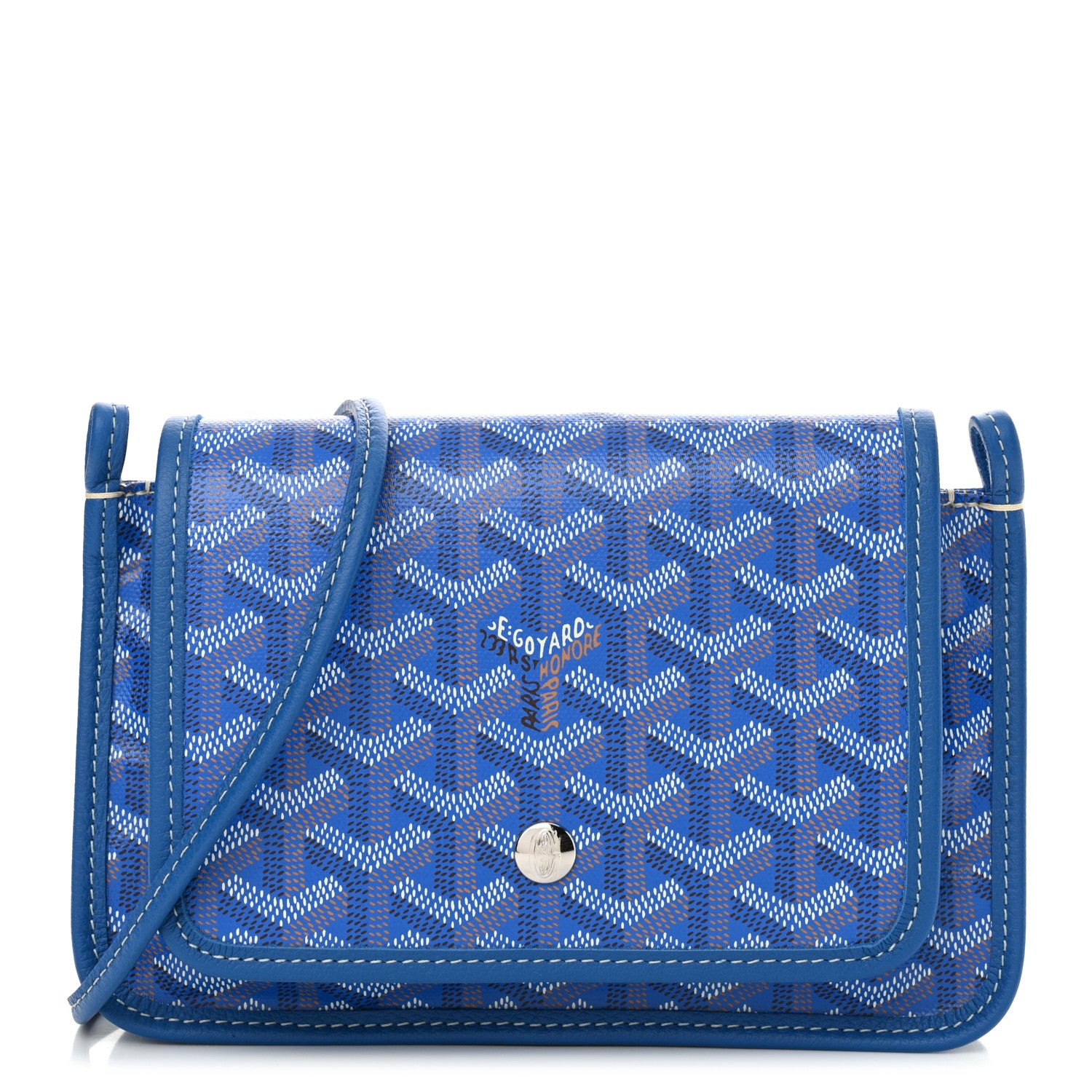 Goyard Goyardine Plumet Wallet Clutch Sky Blue 1 of 9