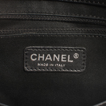 Chanel Leather Diamond Stitch Large Messenger Black 6 of 7