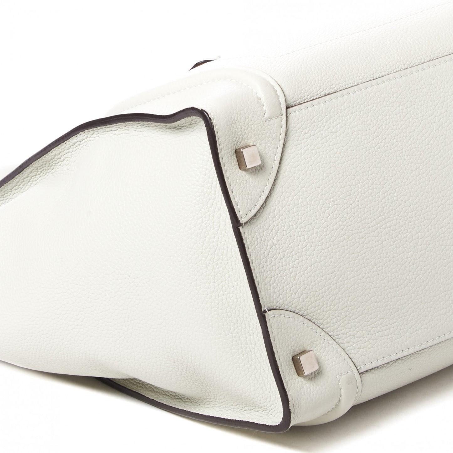 Drummed Calfskin Mini Luggage Lune