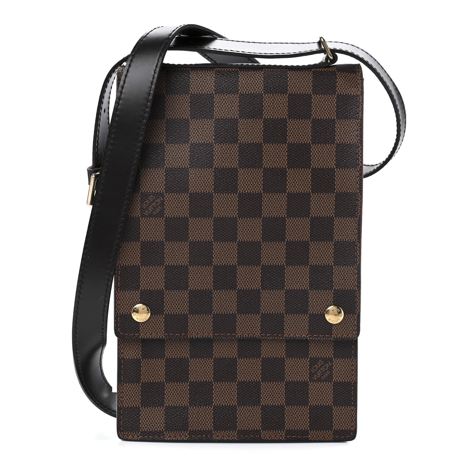 Louis Vuitton Damier Ebene Portobello Travel Shoulder Bag 1 of 9