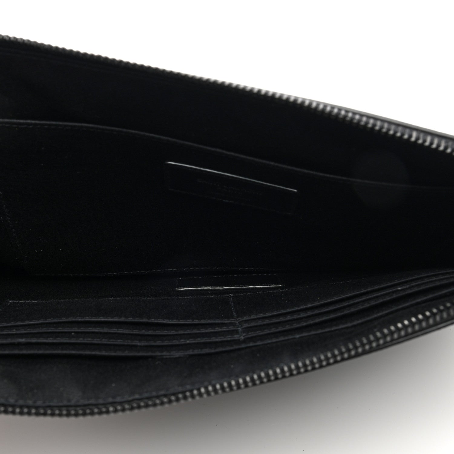 Saint Laurent Grain De Poudre Zipped Tablet Holder Black 5 of 6