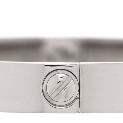 Cartier 18K White Gold LOVE Bracelet 16 6 of 10