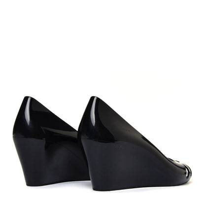 Gucci Rubber Jelly Marola Wedges 36 Black 5 of 12