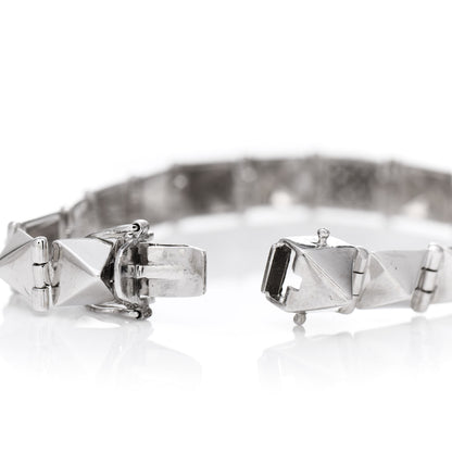 Anita Ko 14K White Gold Diamond Small Spike Bracelet 5 of 5