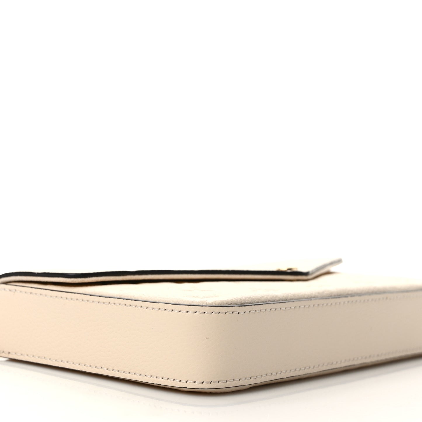 Empreinte Pochette Felicie Chain Wallet Cream