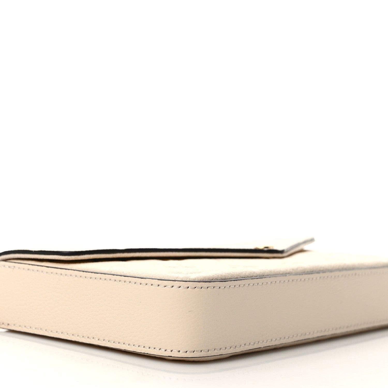 Louis Vuitton Empreinte Pochette Felicie Chain Wallet Cream 8 of 9