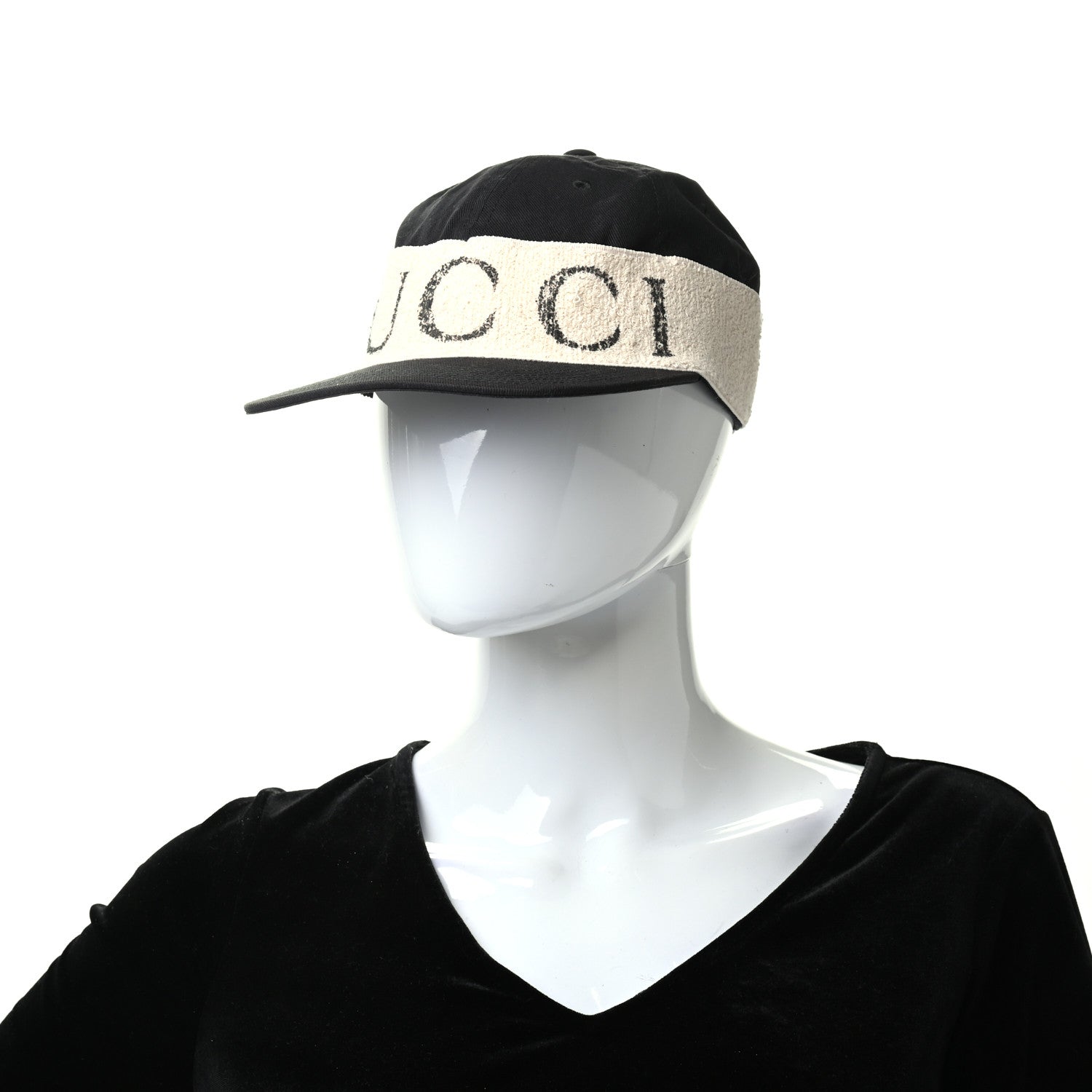 Gucci Gabardine Gucci Headband Baseball Hat L Black 2 of 7