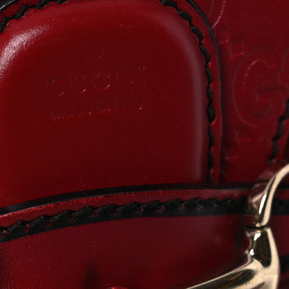 Gucci Guccissima Small Emily Shoulder Bag Red 11 of 12