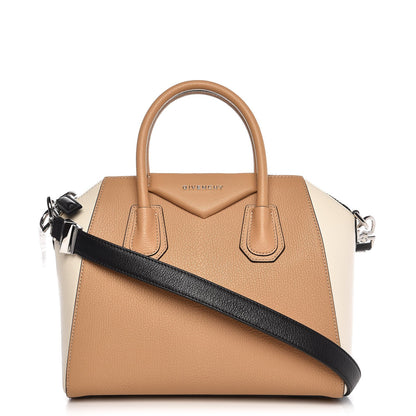 Givenchy Sugar Goatskin Small Bi-Color Antigona Light Beige 1 of 8