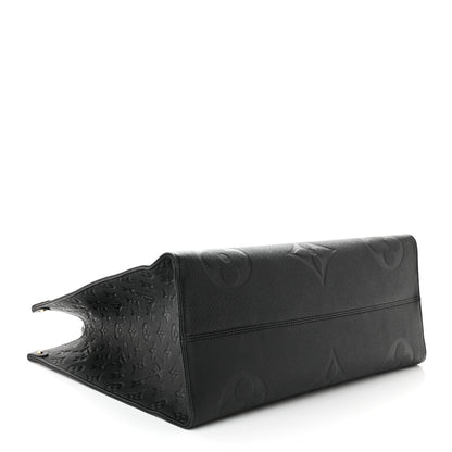 Louis Vuitton Empreinte Monogram Giant Onthego GM Black 4 of 11