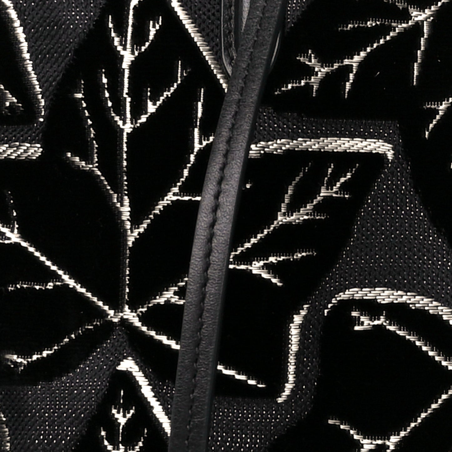 Velvet Shopper Tote Black