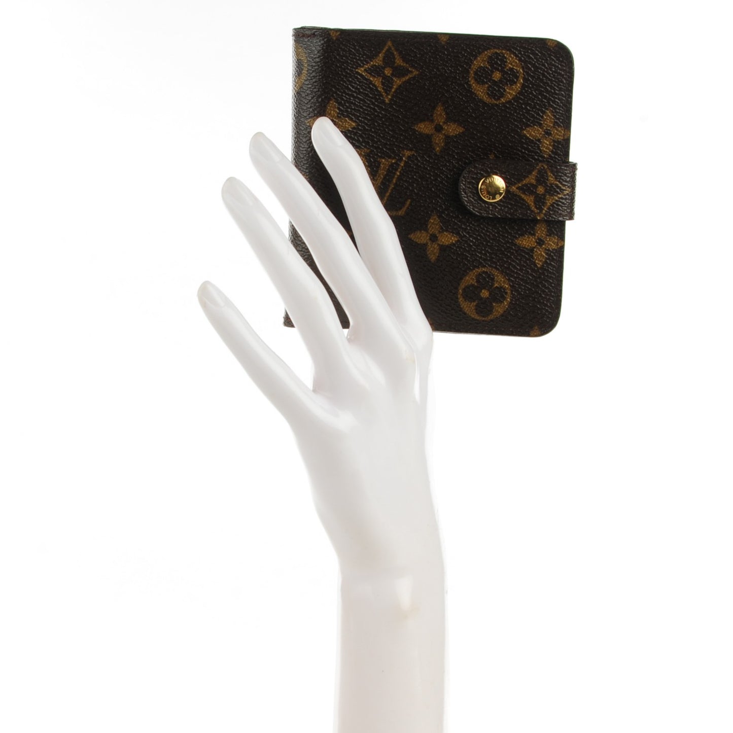 Monogram Compact Zippe Zipped Wallet