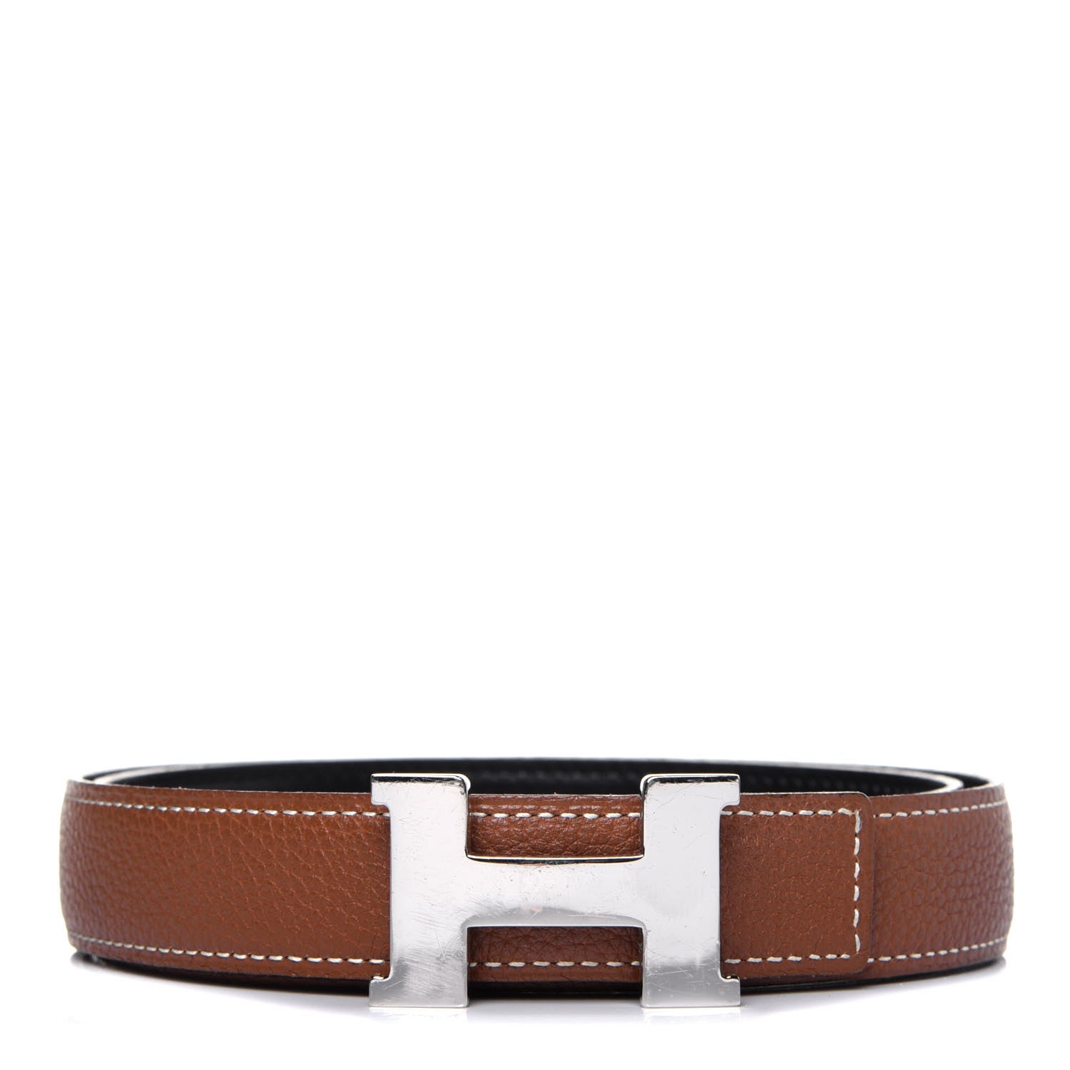 Hermes Box Togo 24mm Mini Constance H Belt 80 Black Gold 1 of 15