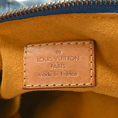 Louis Vuitton Monogram Denim Baggy PM Blue 6 of 9