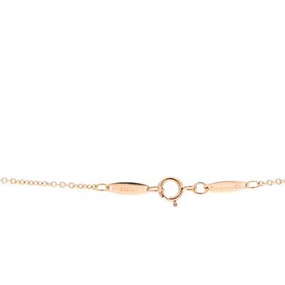 Tiffany 18K Rose Gold 12mm Elsa Peretti Bean Pendant Necklace 4 of 5