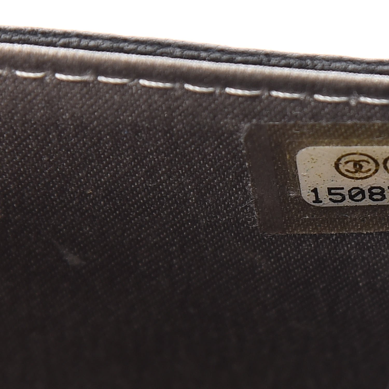 Chanel Lambskin Camellia Embossed Wallet on Chain WOC Black 7 of 11