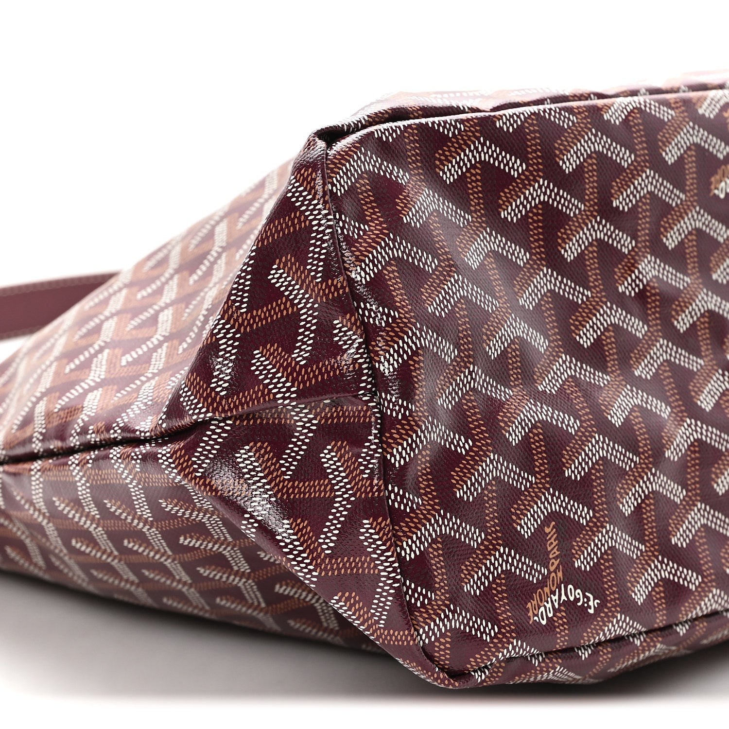 Goyard Goyardine Boheme Hobo Burgundy 10 of 11