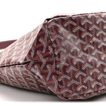 Goyard Goyardine Boheme Hobo Burgundy 10 of 11