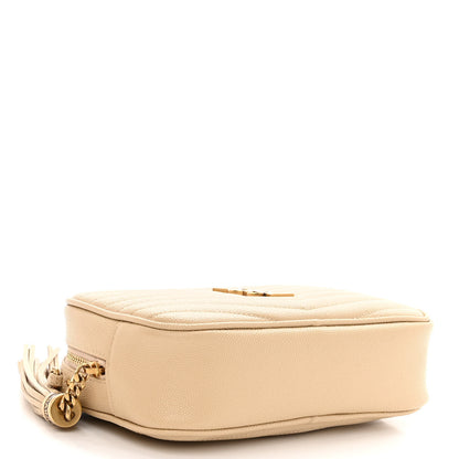 Saint Laurent Grain De Poudre Matelasse Monogram Mini Lou Camera Bag New Powder 4 of 10
