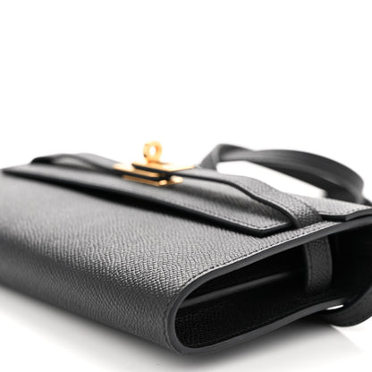 Hermes Epsom Kelly Wallet To Go Black 10 of 11