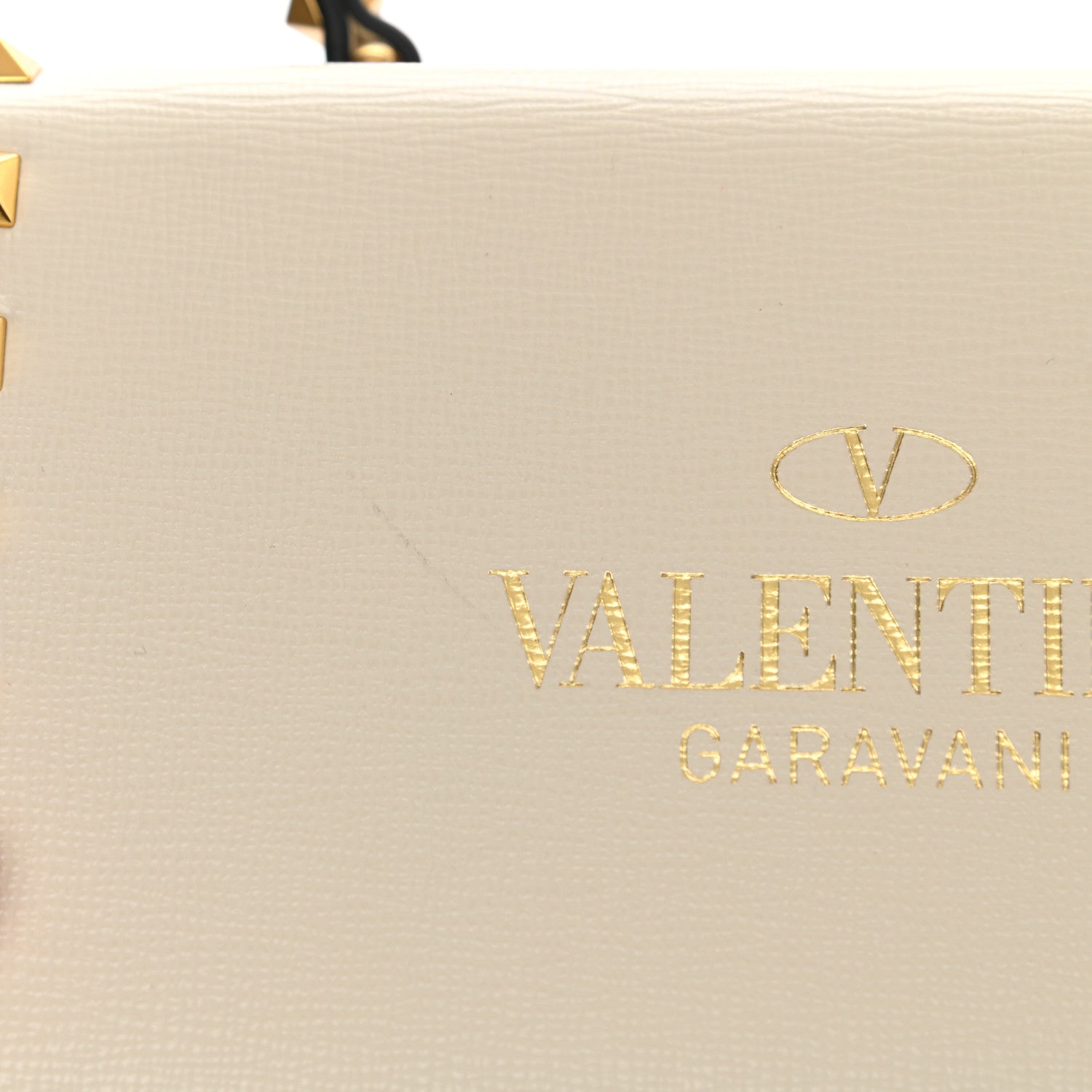 Valentino Garavani Grainy Calfskin Rockstud Alcove Box Top-Handle Bag Light Ivory 11 of 11