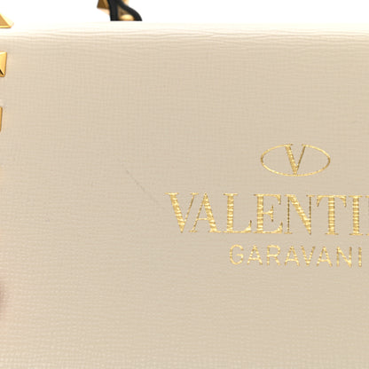 Valentino Garavani Grainy Calfskin Rockstud Alcove Box Top-Handle Bag Light Ivory 11 of 11