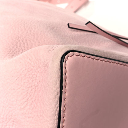 Loewe Nubuck Calfskin Berlingo Shoulder Bag Pink 10 of 16