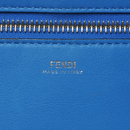 Fendi Vitello Baltico Dolce DotCom Satchel Black Blue Royal 8 of 10