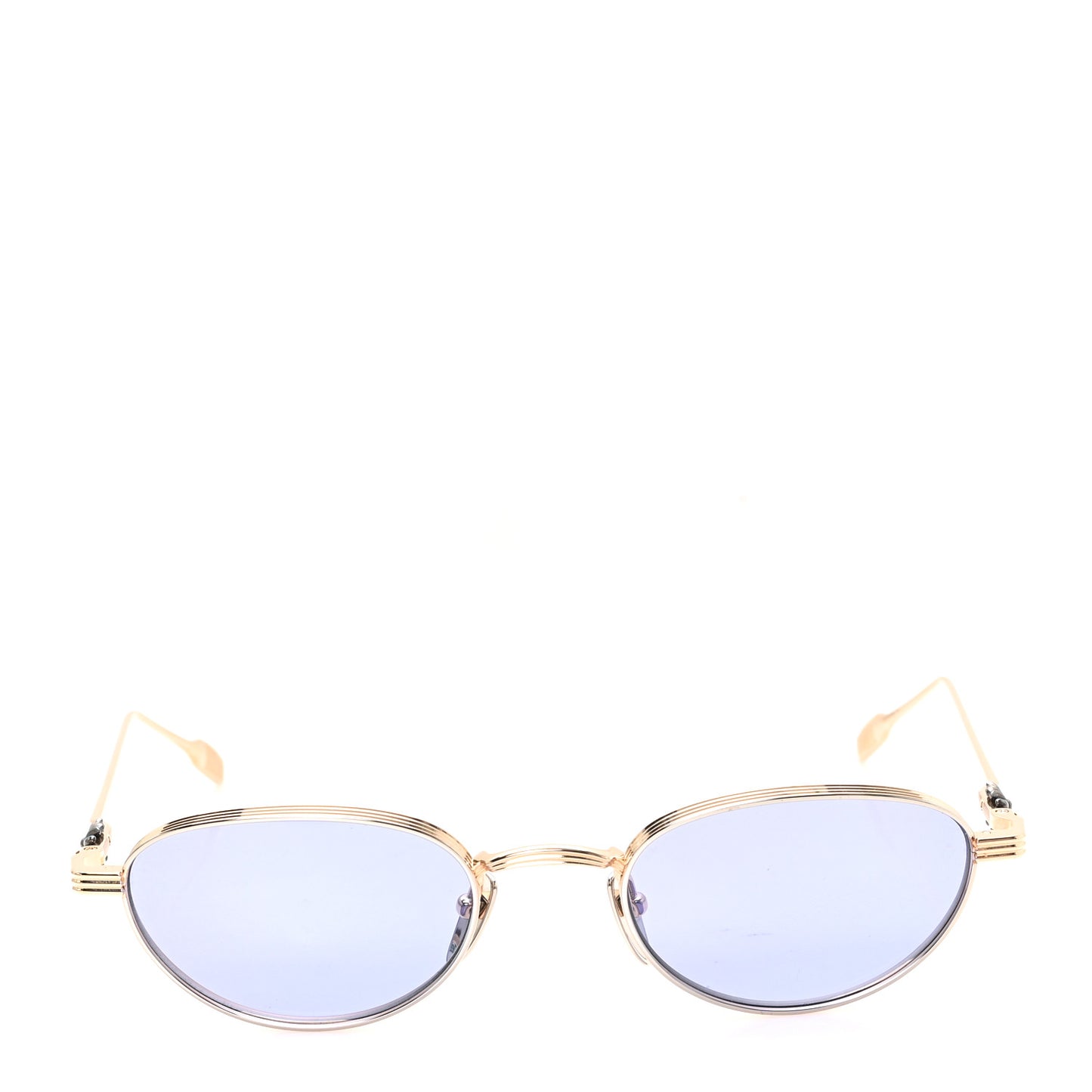 Metal Clitorial Sunglasses Gold