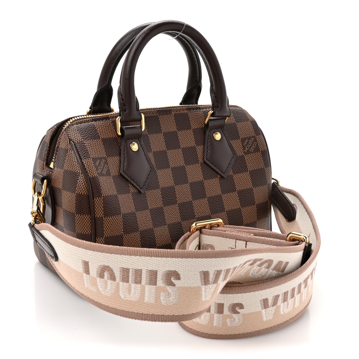 Louis Vuitton Damier Ebene Speedy Bandouliere 20 4 of 17