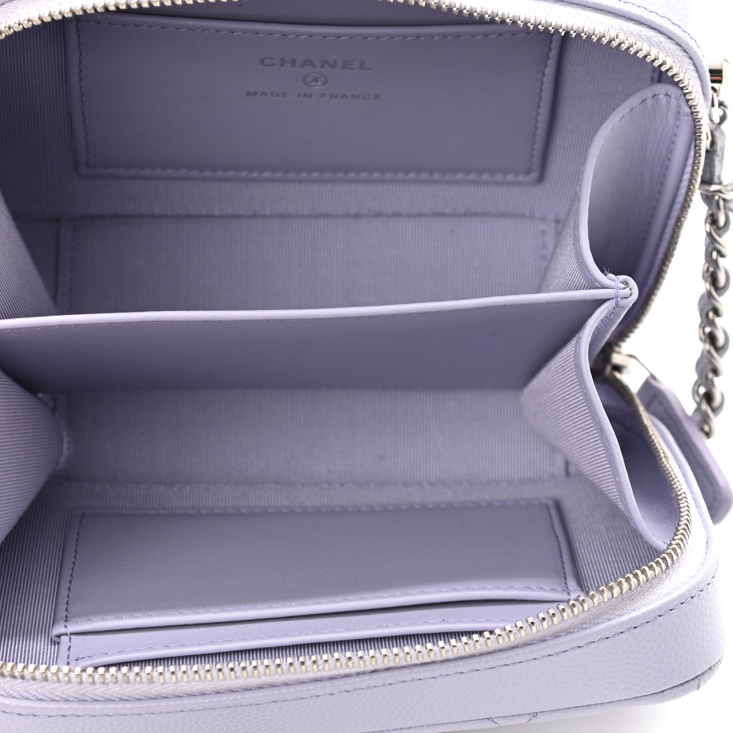 Caviar Quilted Camera Bag Light Purple