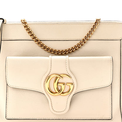 Gucci New Sakai Calfskin Lux Dahlia Chain Shoulder Bag Mystic White 9 of 12