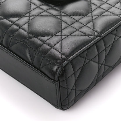 Christian Dior Lambskin Cannage Medium Lady D-Joy Black 10 of 10