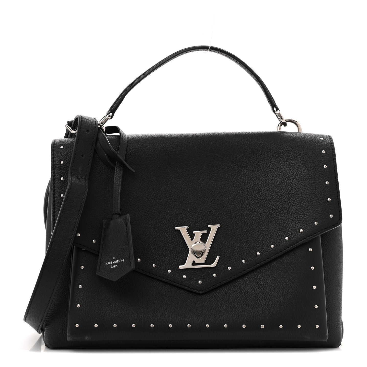 Louis Vuitton Soft Calfskin My Lockme Studs Black 1 of 15