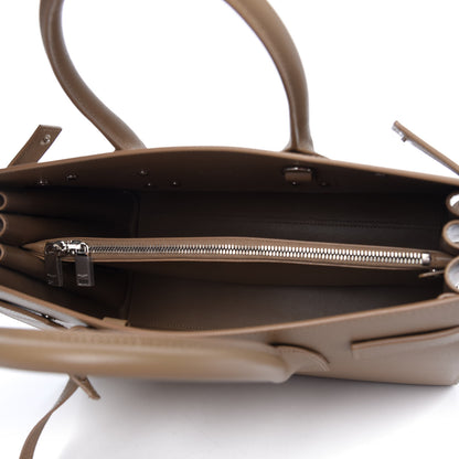 Saint Laurent Grained Calfskin Small Sac De Jour Dark Beige 5 of 9