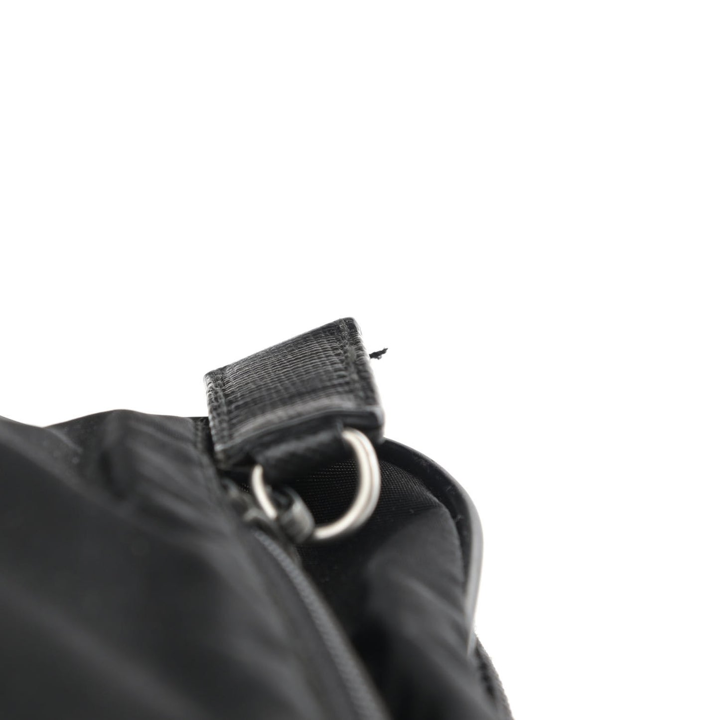 Tessuto Nylon Crossbody Bag Black