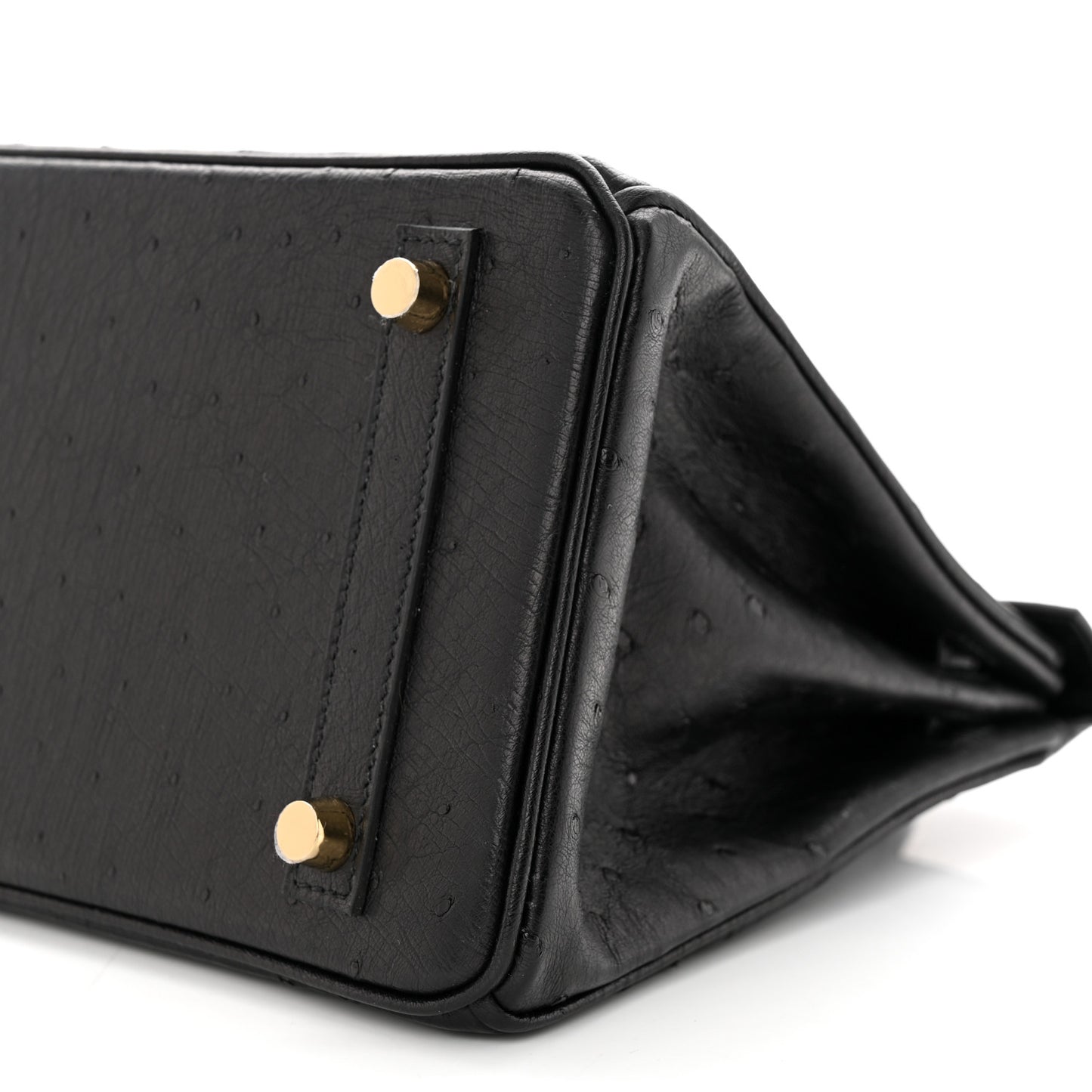 Ostrich Birkin 25 Black