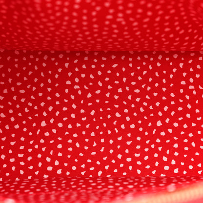 Louis Vuitton Vernis Kusama Infinity Dots Lockit MM Red 5 of 11