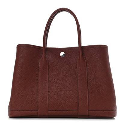 Hermes Vache Country Garden Party 30 TPM Rouge H 1 of 9