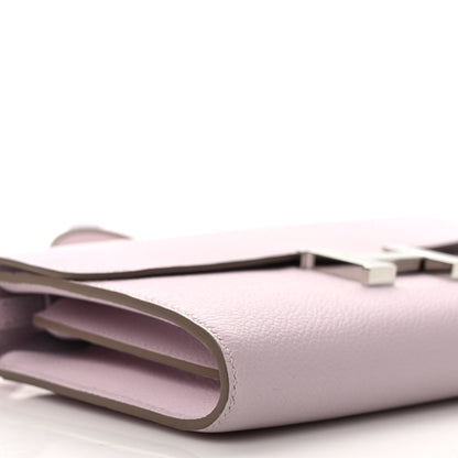 Hermes Evercolor Constance Wallet To Go Mauve Pale 6 of 8