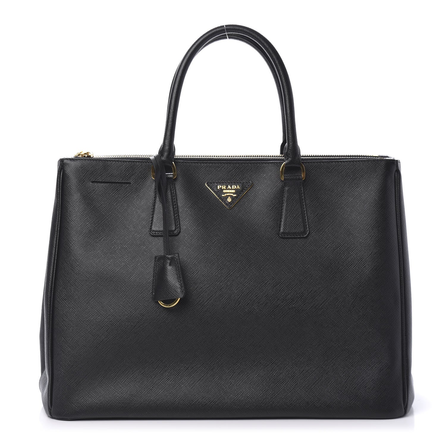Prada Saffiano Large Galleria Double Zip Tote Black 1 of 10