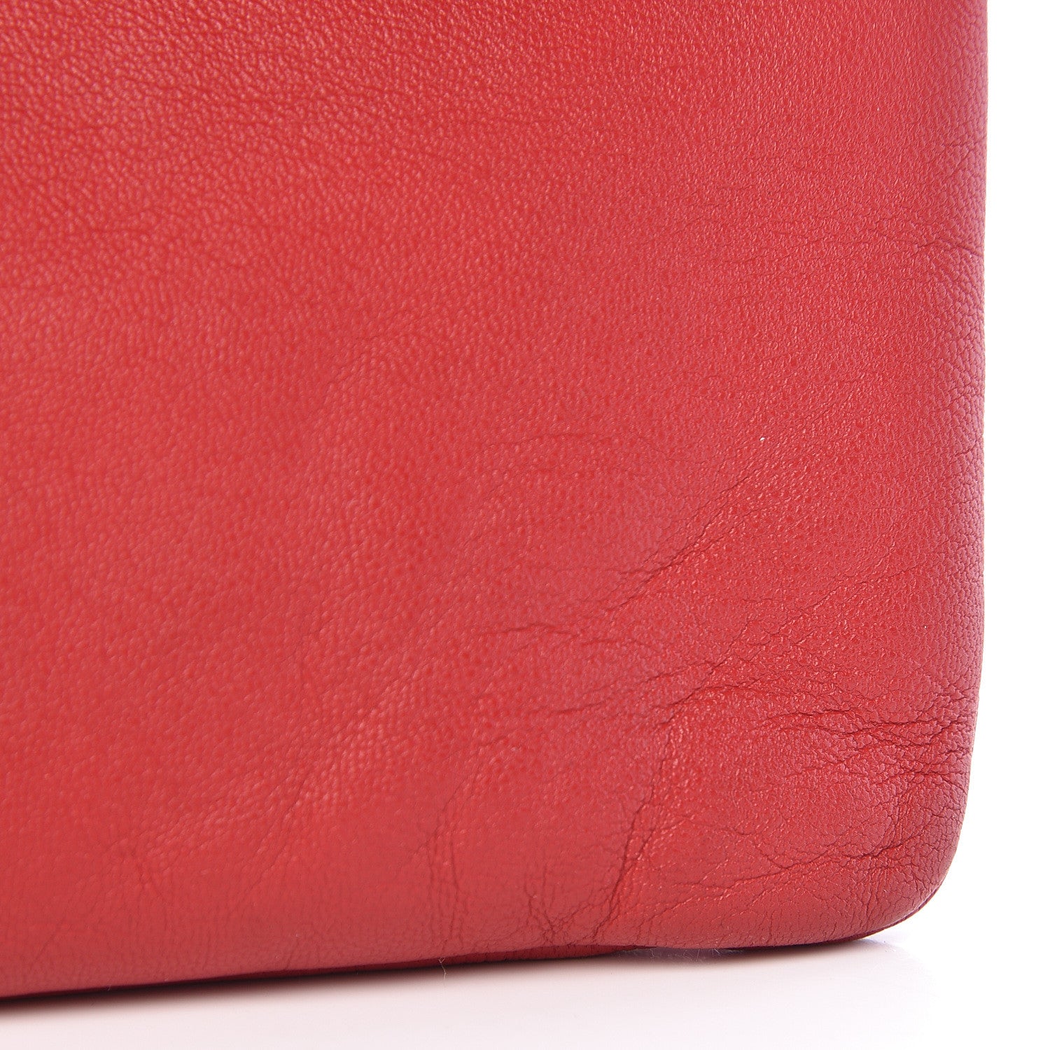 Celine Lambskin Small Trio Crossbody Bag Red 17 of 22